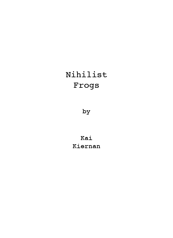 My Nihilist Frog&nbsp;Zine